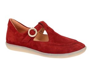 Think Nature Schuhe Slipper rot Klett 1116 - Größe 39.5