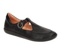Think! Damen Nature chromfrei gegerbte nachhaltige Halbschuhe, SCHWARZ 0000