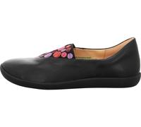 Ballerina THINK "Think Ballerinas Leder", Damen, Gr. 37, schwarz kombi, Leder, Schuhe Ballerina (35030267-37) schwarz kombi