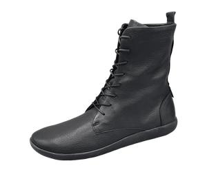 Think Nature Stiefel schwarz Glattleder 1248 für Damen, schwarz, Größe 38 ½ EU