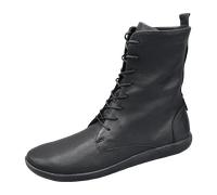 Think Nature Stiefel schwarz Glattleder 1248 für Damen, schwarz, Größe 43 EU