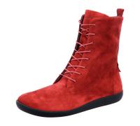 Think Shoes Schnürstiefelette Stiefelette Veloursleder Damen Rot Größe 37