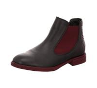 Think Nina Chelsea-Boots Stiefelette schwarz rot - Größe 37.5