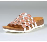Think Pantoletten beige Julia bianco/kombi 247-1010 Gr.41 - JLA 196