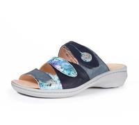 Think Pantoletten blau Camilla türkis/kombi 78-8090 - AML 362 Gr.40