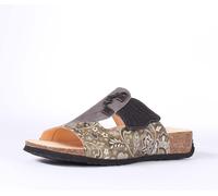 Think! Damen Pantolette MIZZI 40 Moos/Kombi