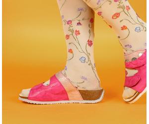 Think Pantoletten pink Mizzi fuxia/kombi 202-5010 Gr.43 - MZZ 403