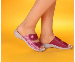 Think Pantoletten rot Camilla magnolia/kombi 671-5040 - AML 364 Gr.40