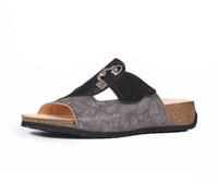 Think Pantoletten schwarz Mizzi stahl/kombi 124-2060 - MZZ 424 Gr.40