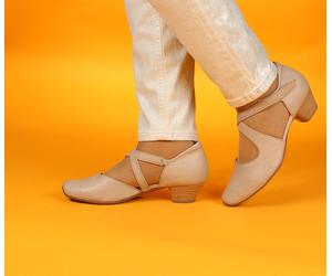 Think Pumps beige Aida pallisandro 209-4050 Gr.43 - AID 1001