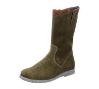 Think Rento Stiefel grün Velour Schaftstiefel 863 für Damen, oliv, Größe 38 ½ EU