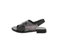 Riemchensandale THINK "Think Sandalen Leder", Damen, Gr. 41, schwarz kombi, Leder, Schuhe Riemchensandale (47968641-41) schwarz kombi