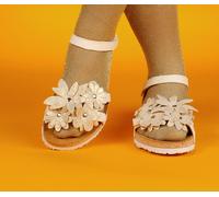 Sandalette THINK "KOAK DAMEN" Gr. 41, weiß Damen Schuhe Sandaletten Sommerschuh, Sandale, Keilabsatz, mit Klettverschluss (25879830-41)