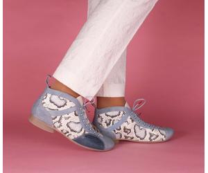 Think Schnürschuhe blau Guad-2 cristal/kombi 618-8030 - GUD 871 Gr.40