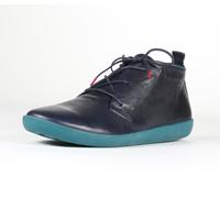 Think Shoes Stiefeletten für Damen Nature 3-001023 Glattleder dunkelblau Größe 41