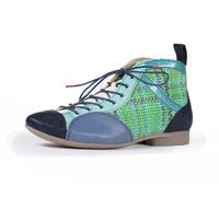 Think Schnürschuhe grün Guad-2 green/kombi 618-9110 - GUD 815 Gr.40