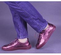 Think Turna Schnürschuh chianti für Damen, pink, Gr. 41 EU