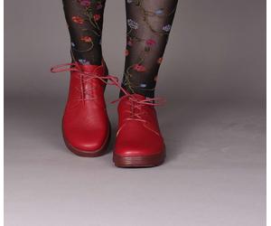 Think Schnürschuhe rot Comoda rosso/kombi 440-5040 - MDA 246 Gr.42