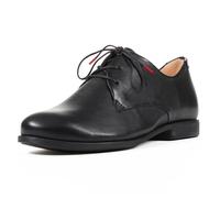 THINK! Damen AGRAT leder gefütterte, nachhaltige Schnürhalbschuhe, 0000 Schwarz,37.5 EU