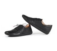 Schnürschuh THINK "Think Halbschuhe Leder", Damen, Gr. 39,5, schwarz (schwarz, schwarz), Leder, Schuhe Schnürschuh (16190824-39,5) schwarz, schwarz