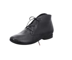 Think! - Schnürstiefelette klassisch, flacher Absatz bis 25mm schwarz - Gr. - 40