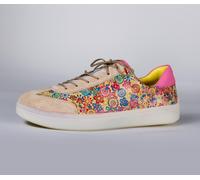 Think Turna Schuhe Sneaker beige bunt Blüten 1104 - Größe 38
