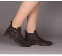 Think GUAD2 Damen chromfrei gegerbte nachhaltige Chelsea Boot Stiefelette, Mocca 3160, 41 EU