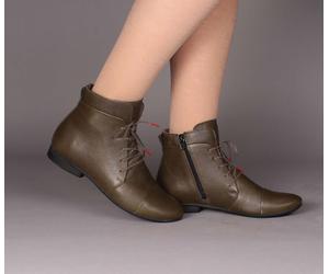 Think Stiefeletten oliv Guad-2 olive 413-7020 - GUD 838 Gr.43