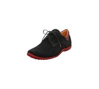 Think Stone Herren chromfrei gegerbte nachhaltige Halbschuhe, SCHWARZ/Kombi 0020, 42.5 EU