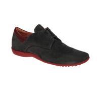 Think Stone Herren chromfrei gegerbte nachhaltige Halbschuhe, SCHWARZ/Kombi 0020, 41.5 EU