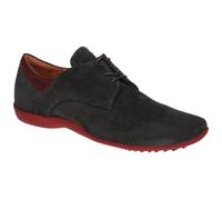 Think Stone Schuhe schwarz rot Velour 275 - Größe 44.5