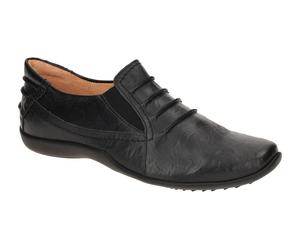 Think Stone Slipper Schuhe schwarz Glattleder 276 - Größe 44
