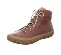 Think Schnürstiefelette Tjub, aus vegetabil gegerbtem Leder 40 rot Damen Reißverschlussstiefeletten Stiefeletten 40 rotbraun