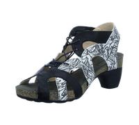 Think! Damen Traudi Nachhaltige Sandale mit Absatz, Schwarz Kombi 0010, 40 EU