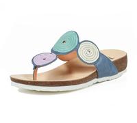 THINK! Damen KOAK chromfrei gegerbte nachhaltige Slingback Sandale, Savana/Kombi, EU