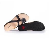 Think! Damen Pantolette JULIA 40 Schwarz/Kombi