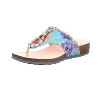 Think! Damen Julia Chromfrei Gegerbte Nachhaltige Zehentrenner Damen JULIA DAMEN Zehentrenner 9010 PACIFIC/KOMBI 40.5 EU, 9010 Pacific Kombi, 41 EU