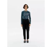 thinking mu Bundfaltenhose aus schwerer Baumwolle Modell: Rina Black 38