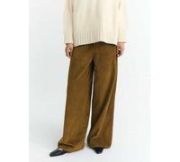 thinking mu Damen Hose - Corduroy Hedda Pants - aus Bio-Baumwolle Light Oak (Braun) 36