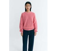 thinking mu Damen Pullover - Carmen Knitted Sweater Cotton - aus Baumwolle Coral Pink (Pink) XS