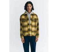 thinking mu Herren Jacke - Omar Shirt - aus Wolle Hive Windowpale (Gelb) S