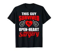 This Guy Survived Open Heart Surgery Recovery Herren Get Well T-Shirt