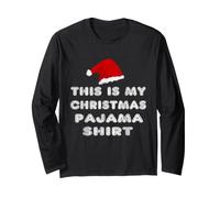 This is My Christmas Pyjama Men Women Kids Boys Girls Teens Langarmshirt