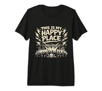 This is My Happy Place Rock Festival Concert Vibes Premium T-Shirt