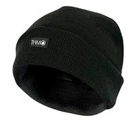 THMO - Herren Winter Warm Gestrickt Thermo Mütze Beanie mit Thinsulate 3M 40 Gram Gefüttert (One Size, Black)