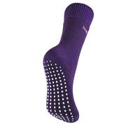 THMO - Ladies Cosy Thermal Slipper Bettsocken mit Anti-Rutsch-Greifern 4-6,5