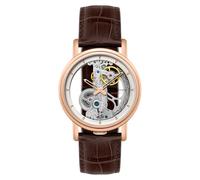 Thomas Earnshaw Fowler Bridge 43mm Automatik Herrenuhr mit Lederband ES-8225, roségold, Automatische Fowler-Brücke