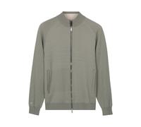 Thomas Maine Modern Fit Cardigan grün, Einfarbig