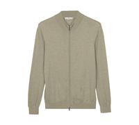 Thomas Maine Modern Fit Cardigan grün, Einfarbig