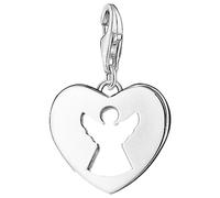 THOMAS SABO Damen Charm-Anhänger Schutzengel Herz Charm Club 925 Sterling Silber 0869-001-12